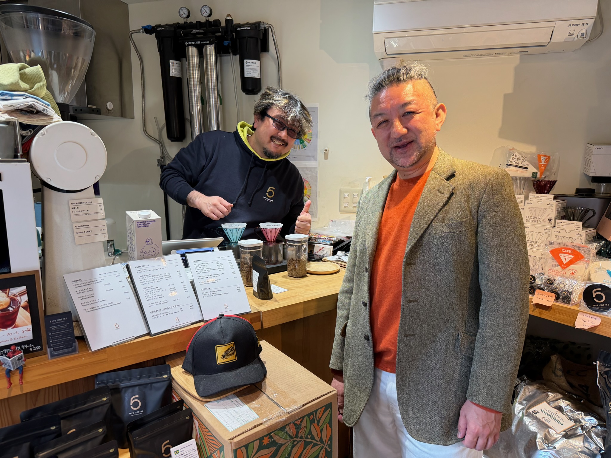 FIVE COFFEE STAND & ROASTERYさんを初訪問 FIVE COFFEE STAND & ROASTERYさんを初訪問