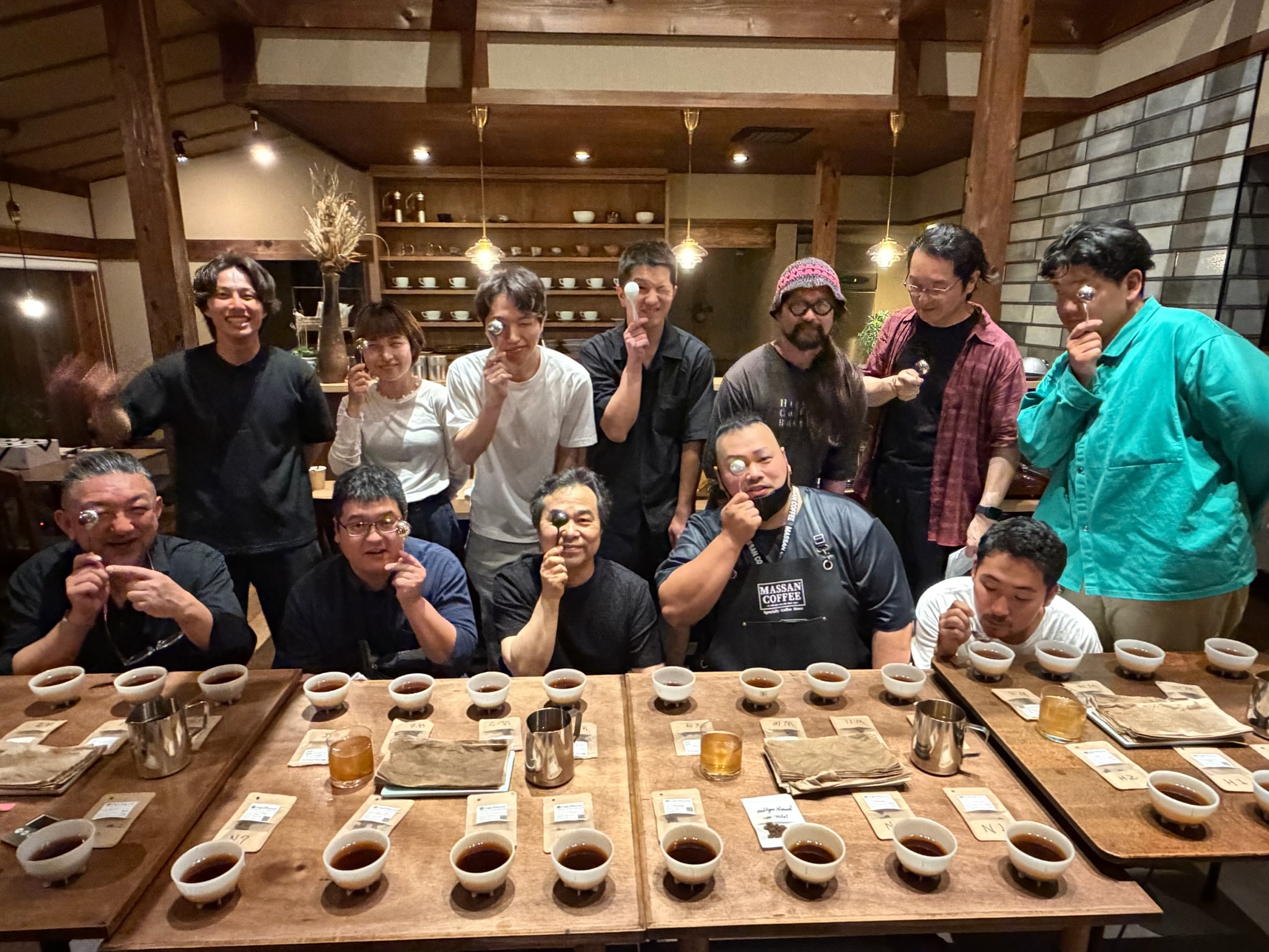 珈琲アウラさんにて２回目の長野カッピング会を開催しました！